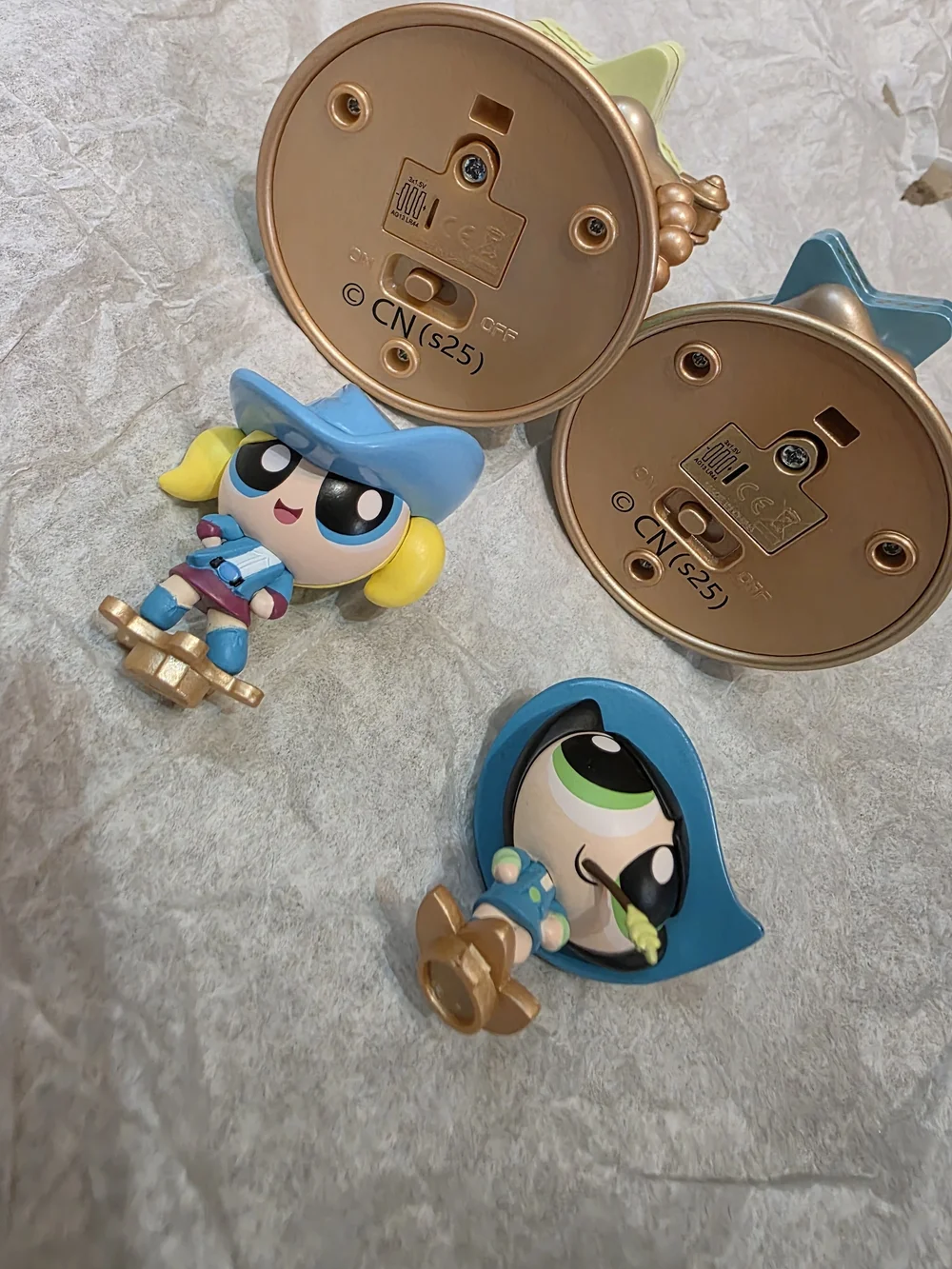 Powerpuff Girls Light-up Cowgirl Figures - Bundle Of 2